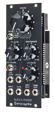 Erica Synths Black K-Phaser fazės keitiklis