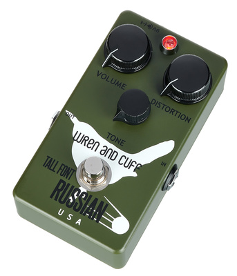 Wren & Cuff Tall Font Russian fuzz pedalas