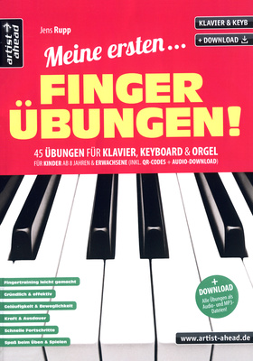 Artist Ahead Musikverlag Meine ersten Fingerübungen fortepijono pratybos