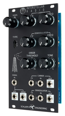 Schlappi Engineering Interstellar Radio Black efektų ir iškraipymo modulis
