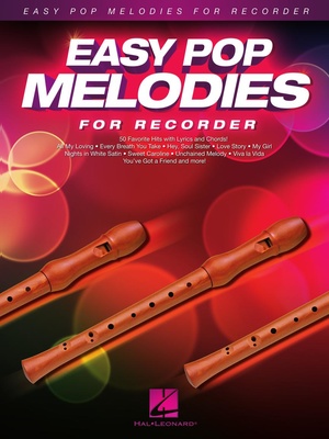 Hal Leonard Easy Pop Melodies fleitučių dainų knyga