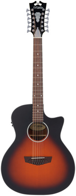 DAngelico Premier Fulton LS Sat.Vint.SB dvylikastygė akustinė gitara