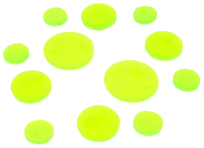 SlapKlatz Refillz 12pcs Pack Green būgnų slopintuvai