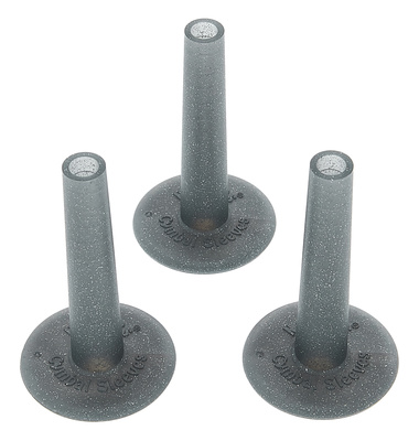 No Nuts Cymbal Sleeves 3-SV sidabriniai lėkščių movos