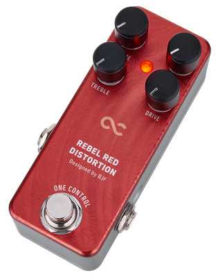 One Control Rebel Red 4K distorsijas pedālis