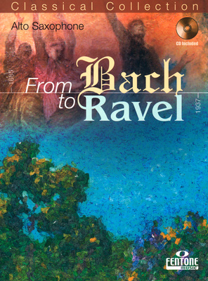 Fentone Music From Bach To Ravel A-Sax saksofono natų literatūra
