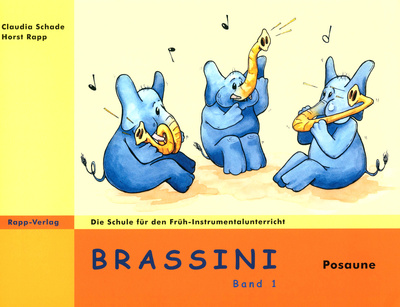 Horst Rapp Verlag Brassini Posaune 1 trombono mokykla  