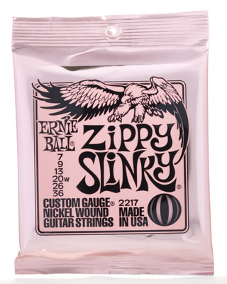 Ernie Ball 2217 Zippy Slinky elektrinės gitaros stygos  