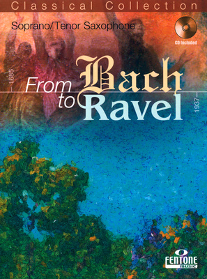 Fentone Music From Bach To Ravel T-Sax saksofono natų literatūra
