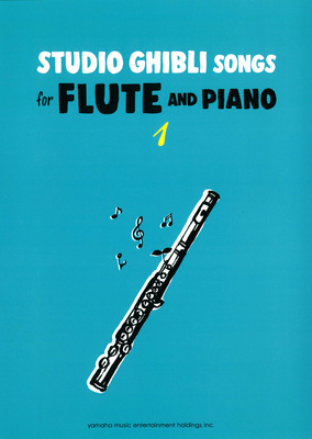 Yamaha Studio Ghibli Songs Flute 1 dainų rinkinys fleitai