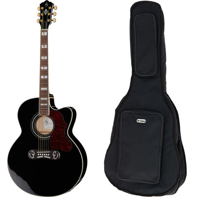 Harley Benton HB Custom Line King-CE akustinė jumbo gitara  