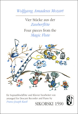 Sikorski Musikverlage Zauberflöte Sopranblockflöte klasikinė fleitos literatūra