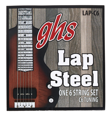 GHS Electric Lap Steel LAP-C6 plieninės gitaros stygos