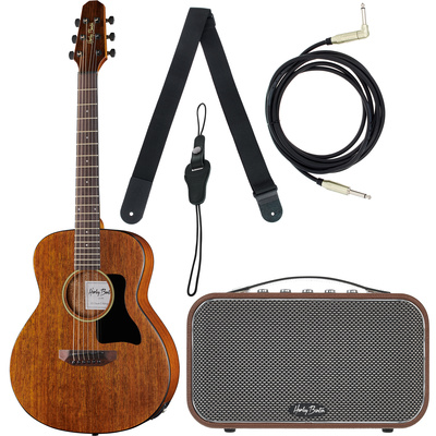 Harley Benton GS-Travel-E Mahogany kelioninė gitara  