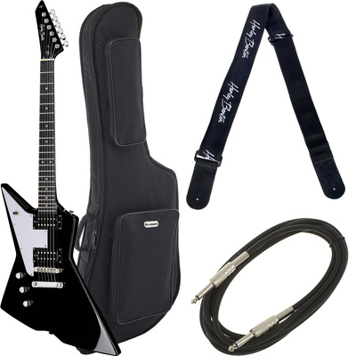 Harley Benton Extreme-76LH BK kairiarankė elektrinė gitara