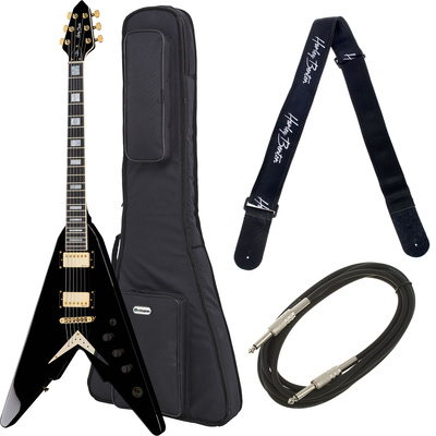 Harley Benton Victory Plus BK Vintage elektrinė gitara