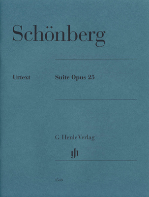 Henle Verlag Schönberg Suite Opus 25 fortepijono literatūra