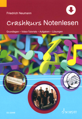 Schott Crashkurs Notenlesen muzikos teorijos knyga