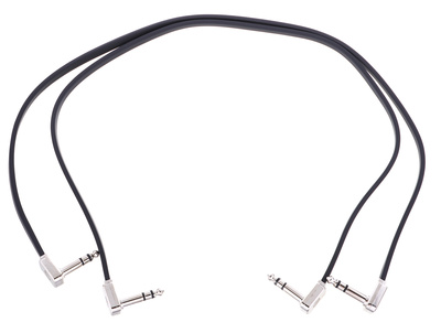 Ernie Ball BK Flat Ribbon TRS Patch 24" sujungimo laidas