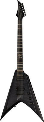 Solar Guitars V2.6FBB Baritone Flame Black baritoninė gitara