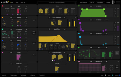 Future Audio Workshop Circle2 virtualus instrumentas