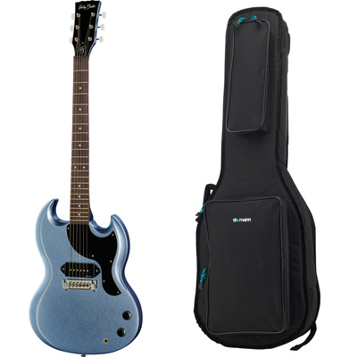 Harley Benton DC-60 Junior Pelh.Blue elektrinė gitara