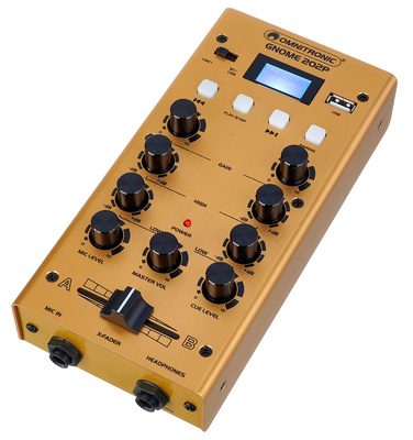 Omnitronic GNOME 202P Gold DJ pultas