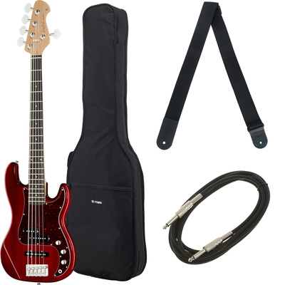 Harley Benton PJ-5 HTR Deluxe Series penkiastygė boso gitara  