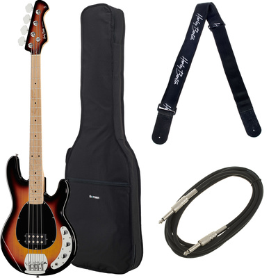 Harley Benton MB-4 SB Deluxe Series keturstygė bosinė gitara 