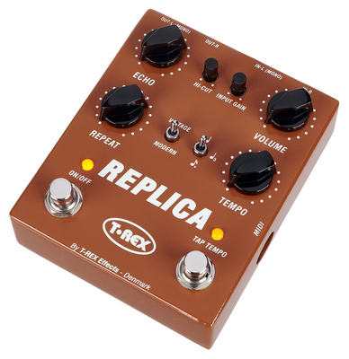T-Rex Replica Stereo TAP Delay uždelsimo pedalas  
