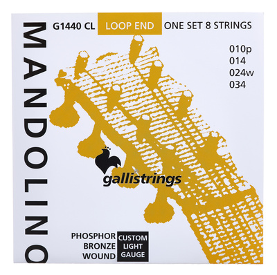 Galli Strings G1440 CL mandolinos stygos Light