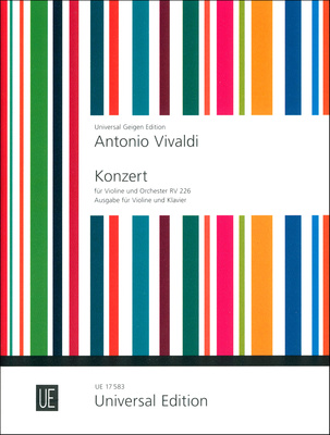 Universal Edition Vivaldi Violinkonzert RV 226 natos