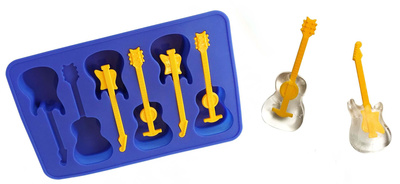 MusikBoutique Guitar Ice Cube Mold ledo kubelių forma