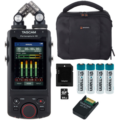 Tascam Portacapture X8 Mobile Bundle portatīvais ierakstītājs