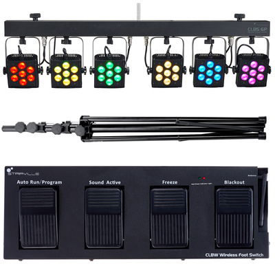 Stairville CLB5 6P RGB WW kompaktinis LED apšvietimo komplektas