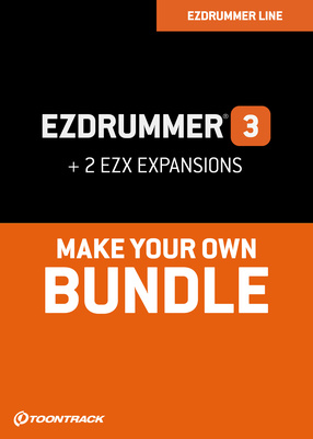 Toontrack EZdrummer 3 Bundle virtualūs instrumentai paketai