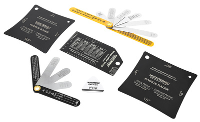 MusicNomad Precision Setup Gauge Set gitaros įrankių rinkinys