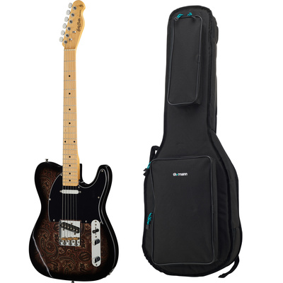 Harley Benton TE-70 Black Paisley elektrinė T tipo gitara