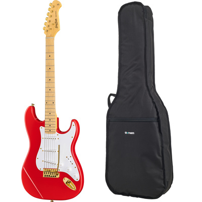Harley Benton ST-59HM Fiesta Red elektrinė gitara