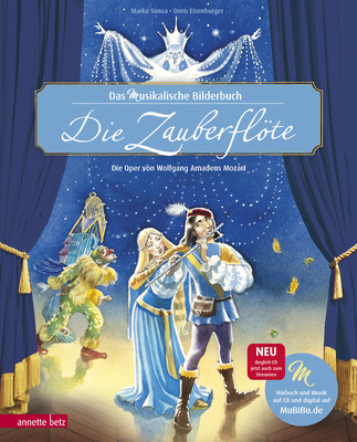 Annette Betz Verlag Die Zauberflöte mokomoji muzikos medžiaga vaikams
