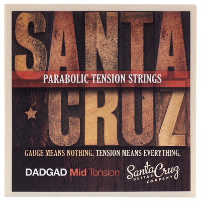 Santa Cruz Parabolic Strings DADGAD Mid dengtos akustinės gitaros stygos