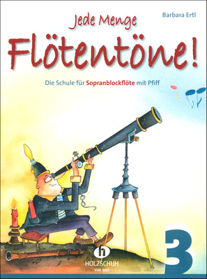 Holzschuh Verlag Jede Menge Flötentöne 3 blokflautai skirta mokomoji knyga  