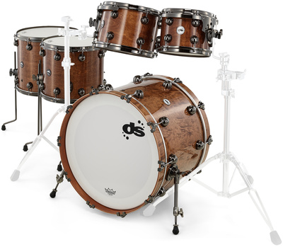 DS Drum Rebel Maple/Mahog. Indian Tea būgnų korpusų komplektas