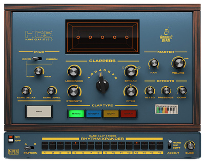 Robotic Bean Hand Clap Studio virtualus instrumentas