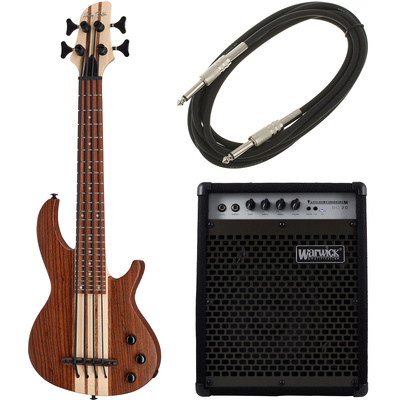 Harley Benton UkeBass OPNT bosinė ukulelė komplektas