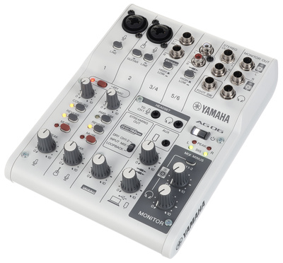 Yamaha AG06 MK2 WH USB garso sąsaja