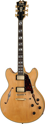DAngelico Deluxe DC Satin Honey pusiau akustinė gitara