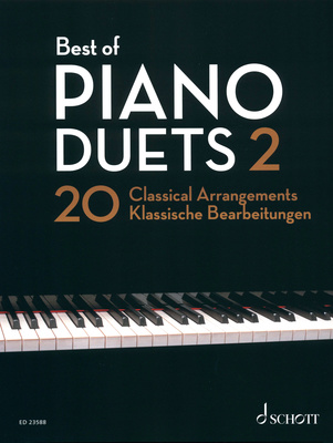 Schott Best Of Piano Duets 2 fortepijono duetams skirta literatūra