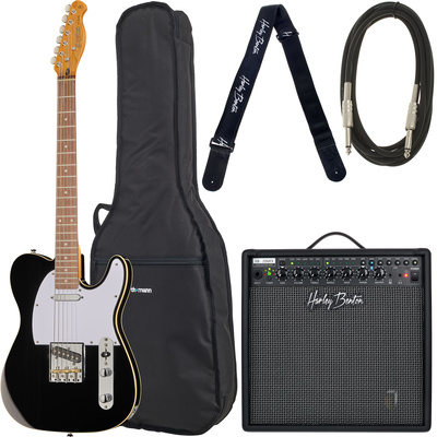 Harley Benton TE-62DB BK elektrinės gitaros komplektas