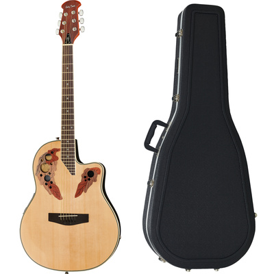 Harley Benton HBO-850NT roundback akustinė gitara su dėklu